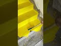 Skip Carpet, Yellow Stairs Look Amazing