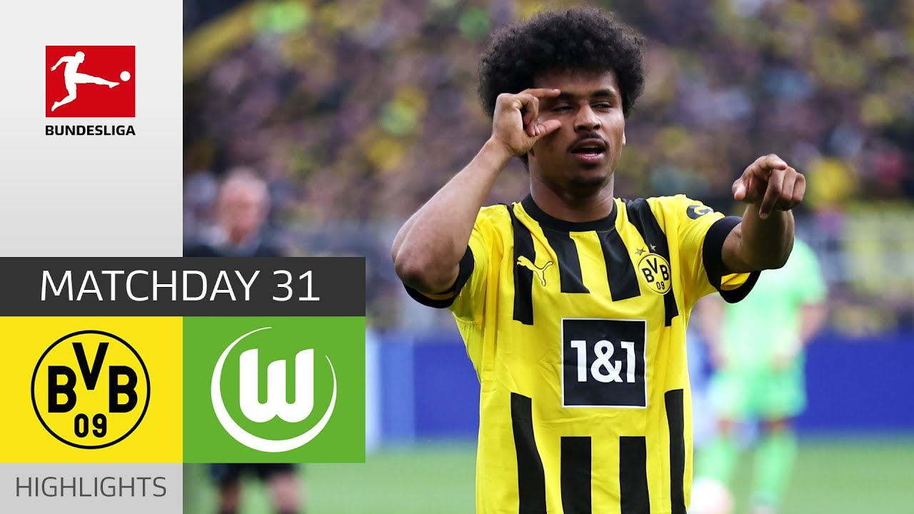 BVB Stay in Title Race! | Borussia Dortmund - VfL Wolfsburg 6-0 | MD 31 – Bundesliga 2022/23