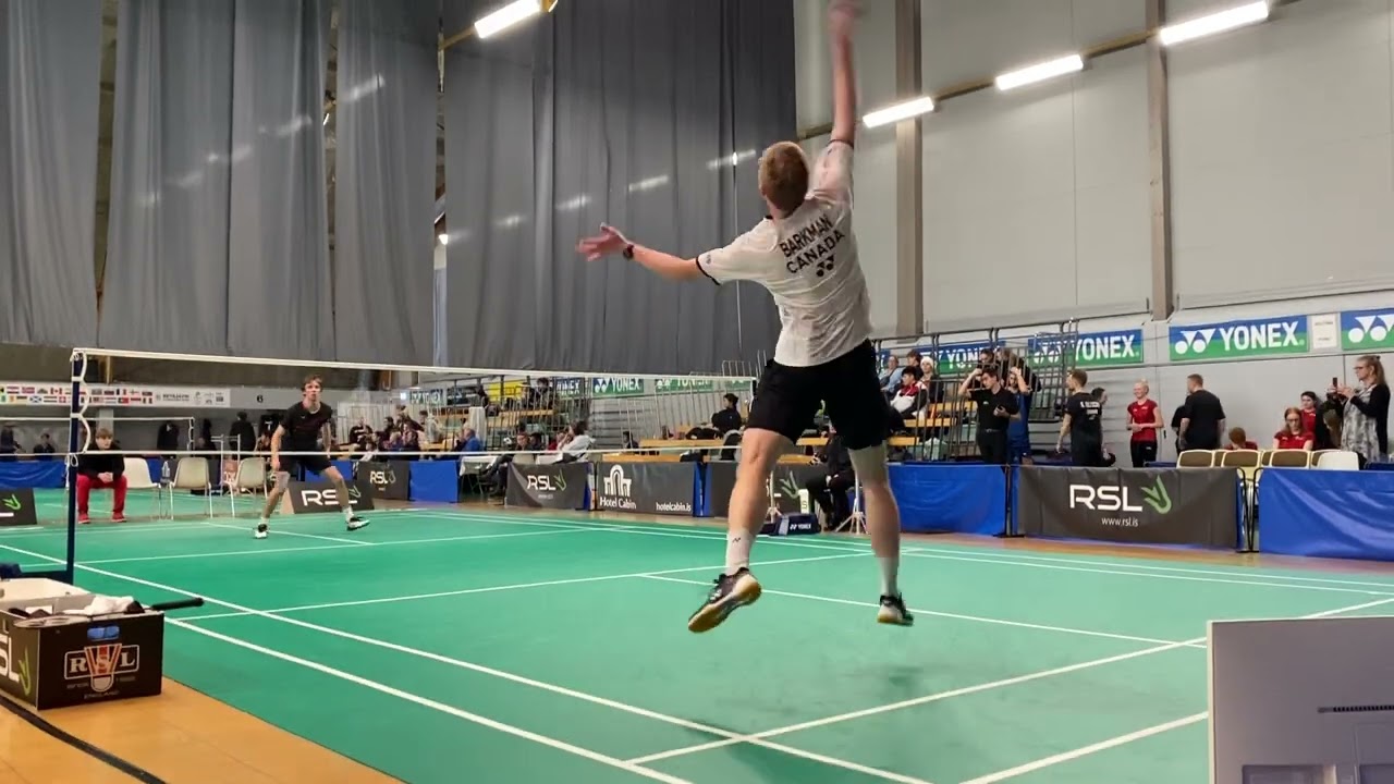 BWF 2023 Iceland International MS R32 Barkman vs Ukraine