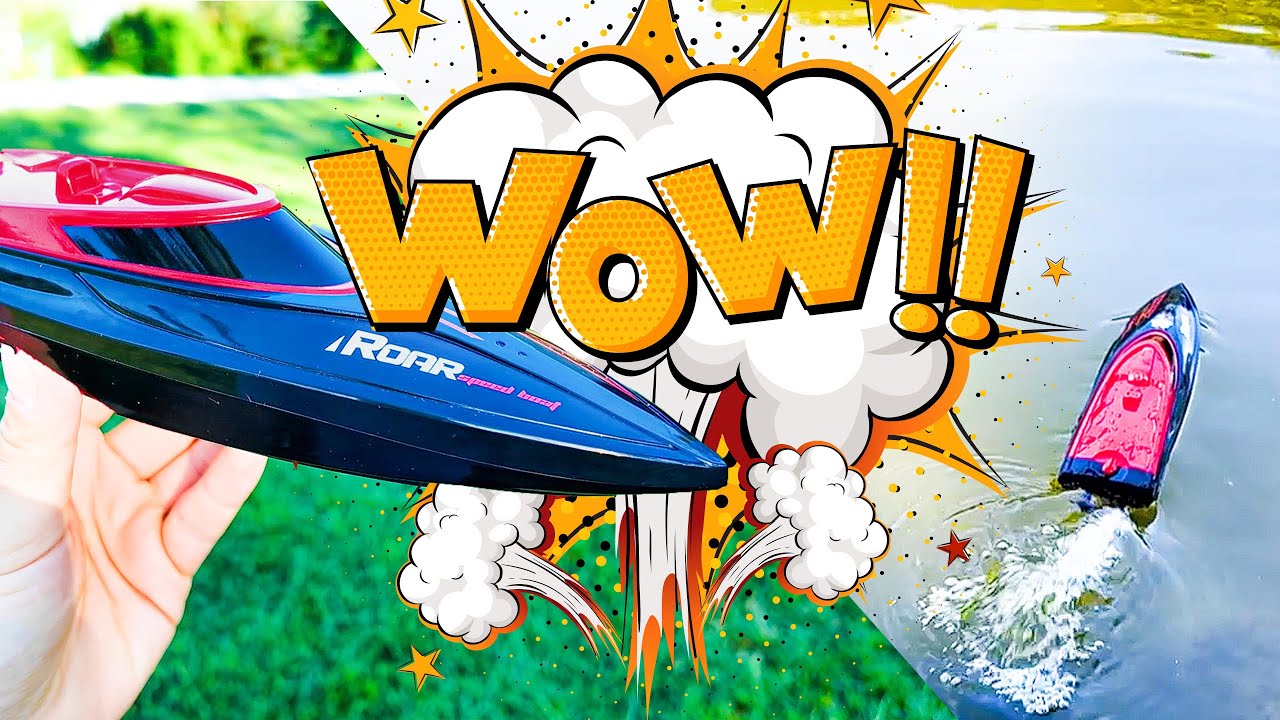 Fun Moments with a Remote-Controlled Boat! / Educational Toy Video for Kids