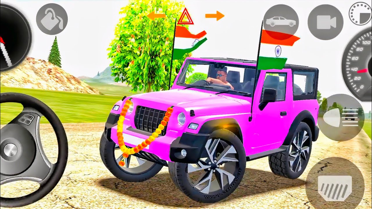 Modified Mahindra Thar😈Games:Indian Pink Thar (Gadi Wala Games) Car Game Android Game - #2026