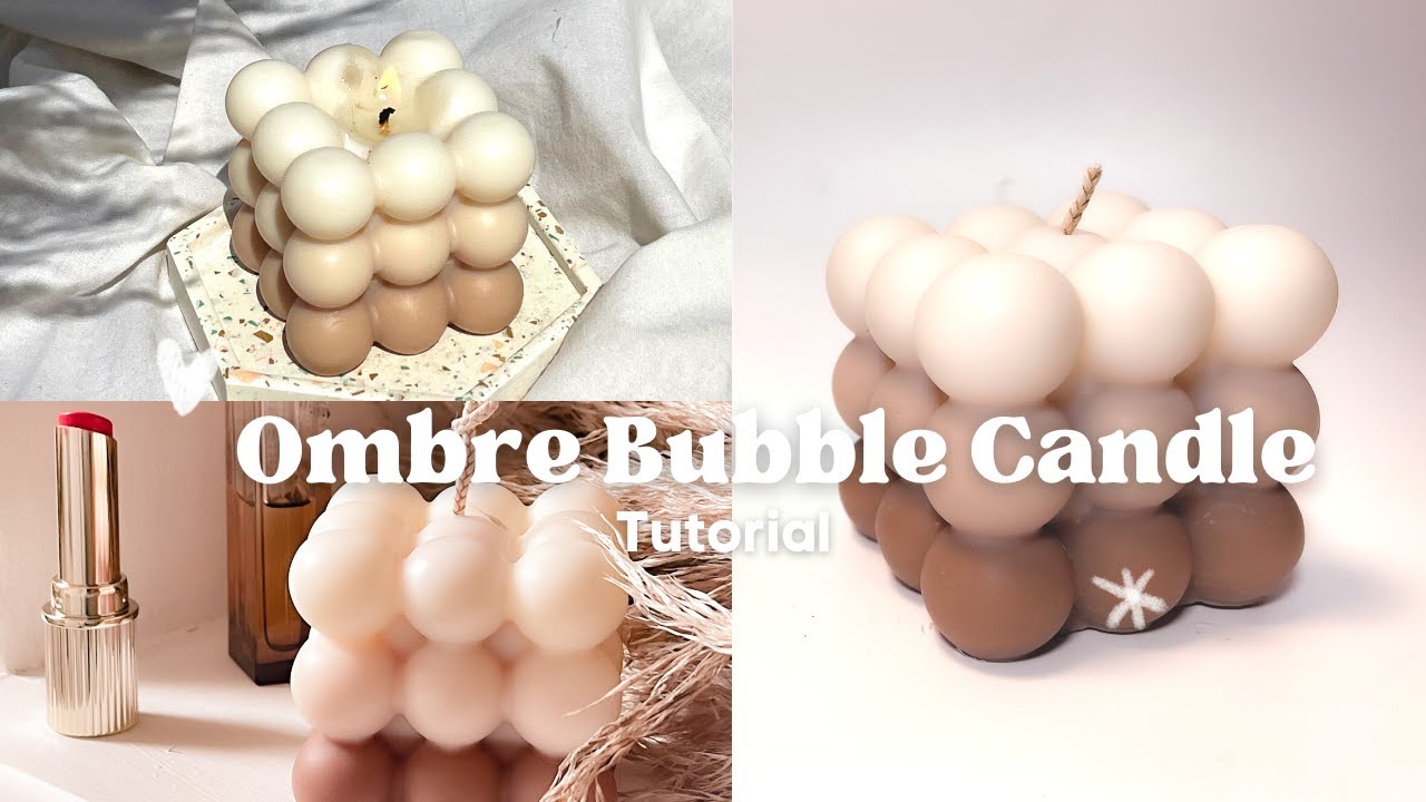 Trendy Bubble Cube Candle Tutorial