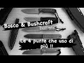 Bosco  bushcraft  le 4 tipologie di punte che uso di pi