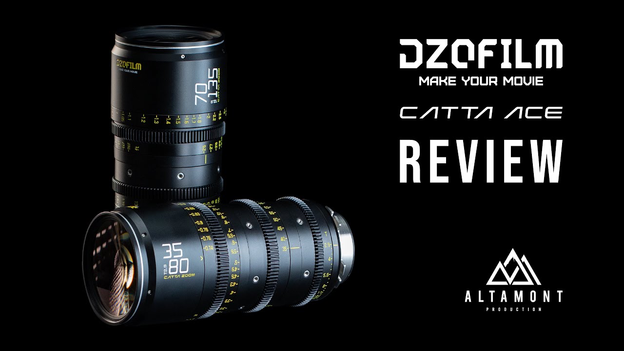 DZOFILM CATTA ACE シネレンズ セット UVフィルター付 DZOFilm Catta Ace 18-35mm/35-80mm Lens Kit [PL Mount] • Cine Photo