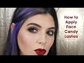 How to Apply Face Candy 3D Lashes