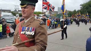 Irish Guards Corps of Drums at Armed Forces Day - Banbridge 2022 #IrishGuards #Corpsofdrums