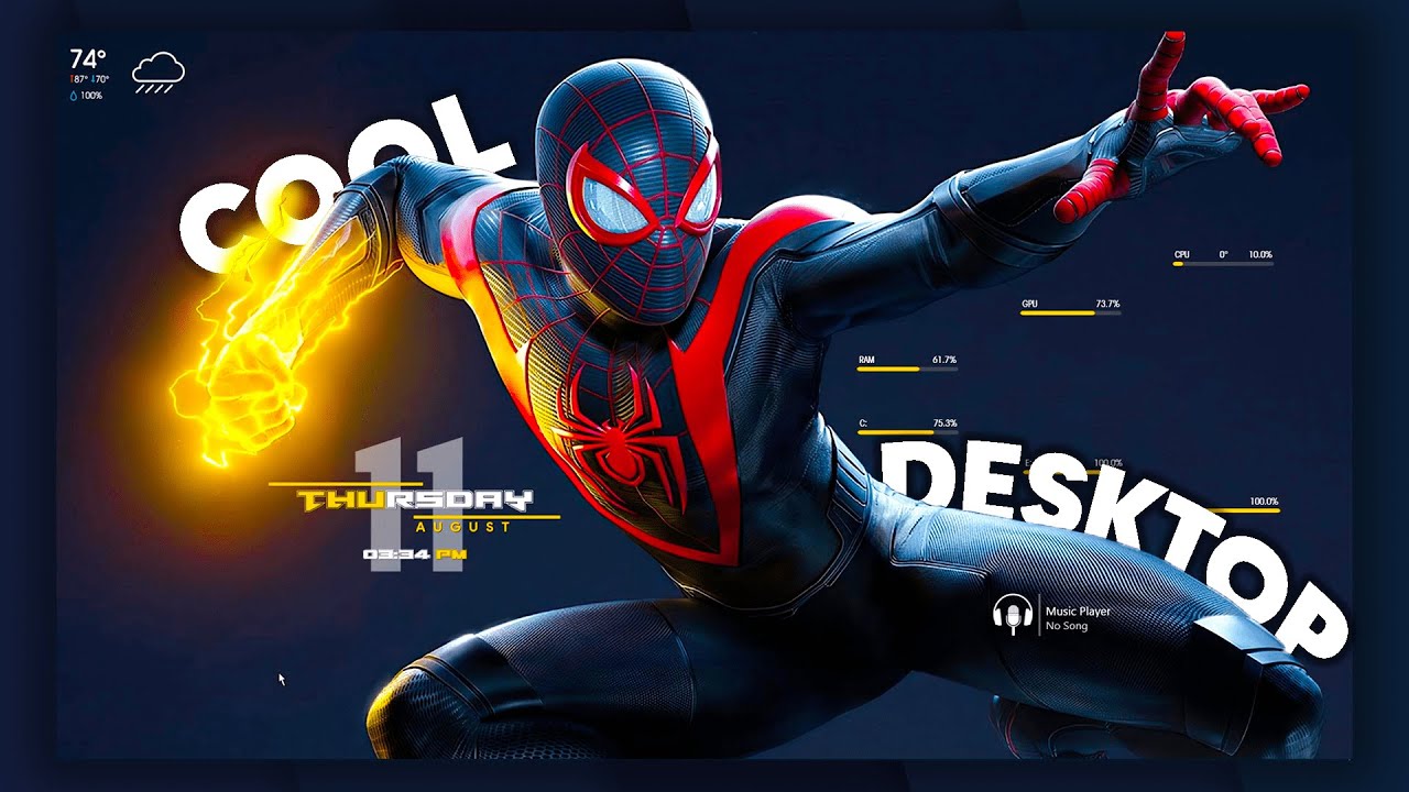 The Amazing Spider Man 2 Windows 11/10 Theme 