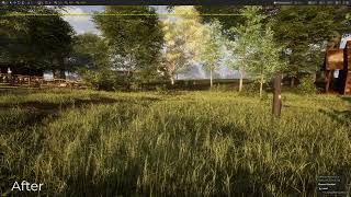 Brushify Grass Wind Comparison Test