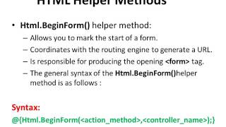 Celebrity ASP NET MVC Lecture   8 HTML Helper Methods Wealth