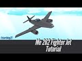 Messerschmitt Me 262 "Schwalbe" WW2 Fighter Jet Tutorial (Roblox Build a Boat for Treasure)