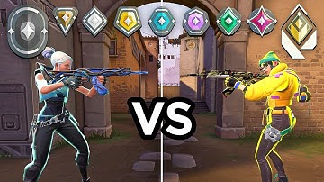 1v1 vs EVERY RANK in Valorant (Iron to Radiant)