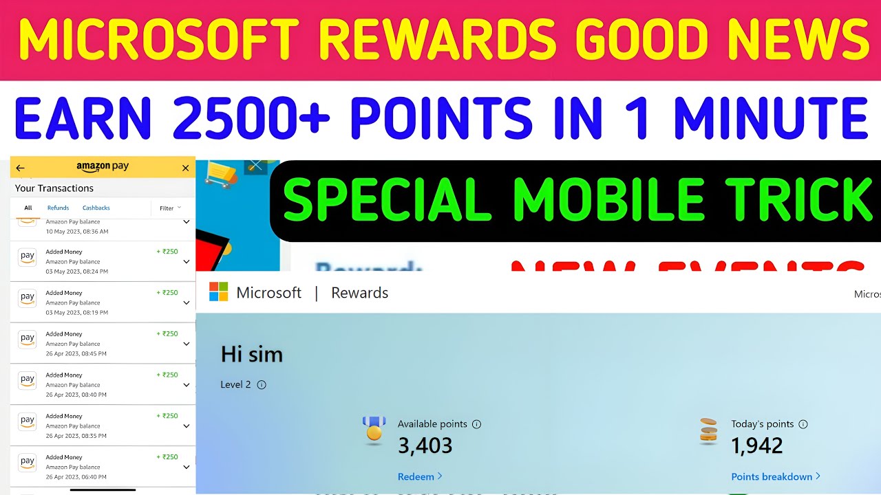 Microsoft Rewards New Unlimited points Trick | VPN Use or Not ...