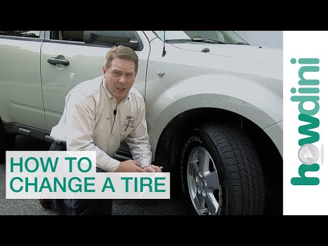 How to change a tire - Change a flat car tire step by step