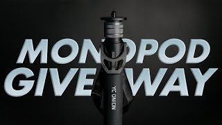 Best MONOPOD for Video YC ONION Pineta   GIVEAWAY