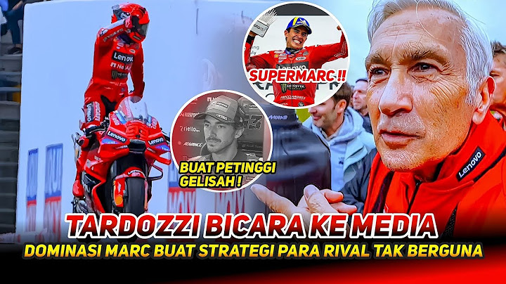 DAVIDE TARDOZZI BEBERKAN KE MEDIA😮 DOMINASI TAK MASUK AKAL MARC DAN BUAT STRATEGI RIVAL TAK BERGUNA❗