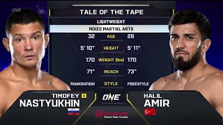 Timofey Nastyukhin vs. Halil Amir | ONE Championship Full Fight screenshot 2