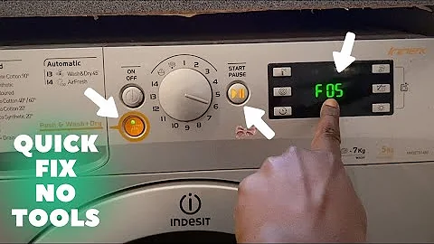 F05 Flashing Lights Error Code | Indesit Washer Dryer & Others. | Quick FIX