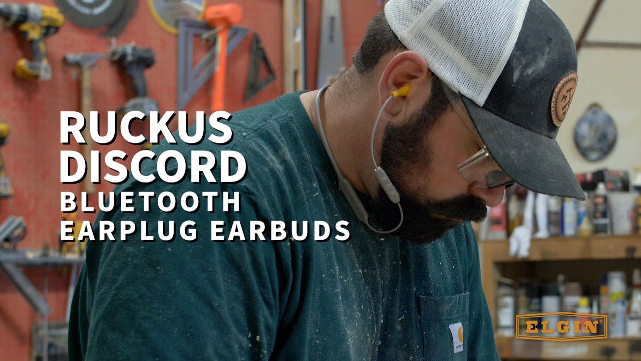 Ruckus Discord Bluetooth Noise Reduction Earplug Earbuds Elgin Usa