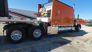 #545 Truck Wash Replacing Headlights and Cheap Fuel Life of an Owner Operator Flatbed Truck Driver