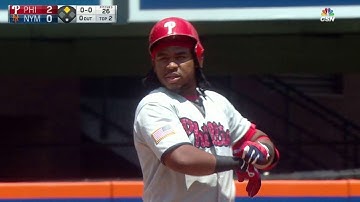 PHI@NYM: Franco drives in two with a double to left