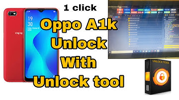 Oppo a1k screen lock unlock with unlock tool | factory reset frp bypass one click | MMT