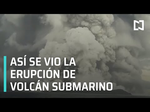 Erupción de volcán submarino en Tonga - Sábados de Foro