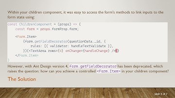 How to Effectively Read and Validate Form.Item Value in Ant Design v4 with Children Components