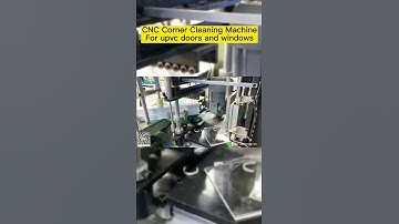 CNC 2 Axis 3 cutters upvc doors and windows Corner Cleaning Machines China factory price Sinon brand