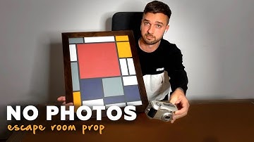 No photos prop for Museum Heist escape room