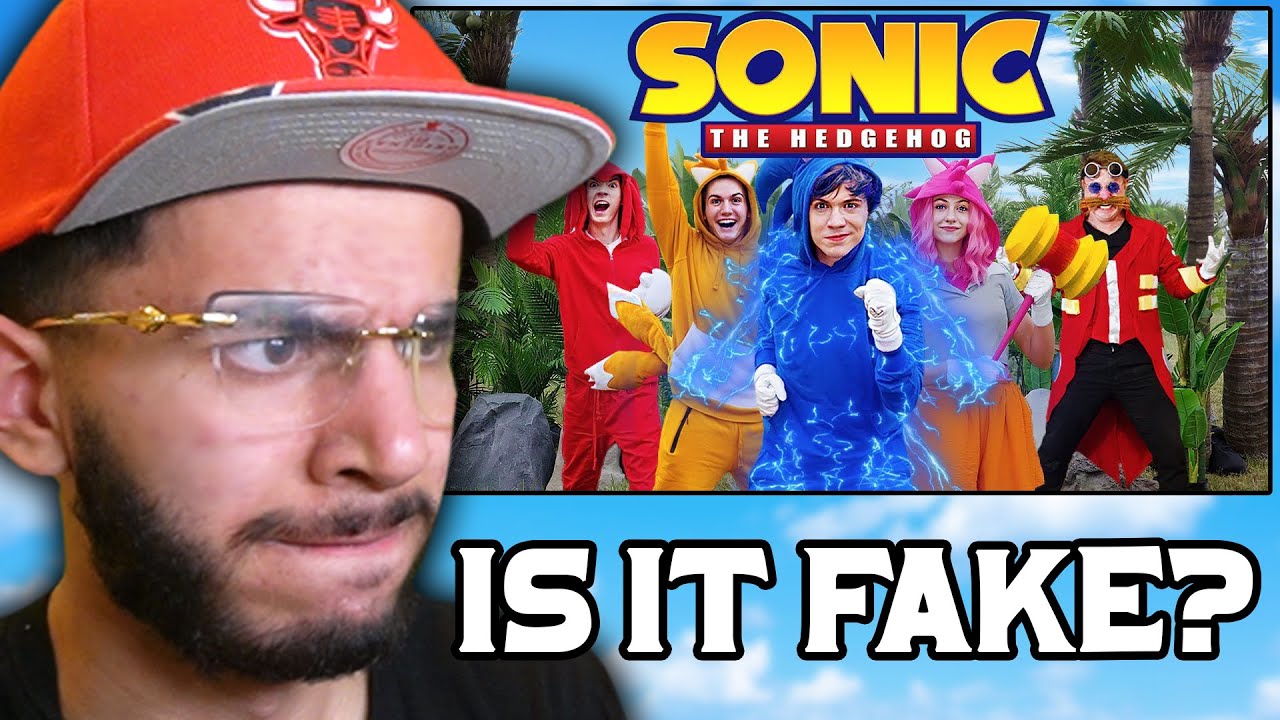 Sonic In Real Life (Shiloh & Bros) Reaction! YouTube