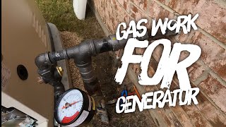 Gas Work For Generator | Plumbing Vlog