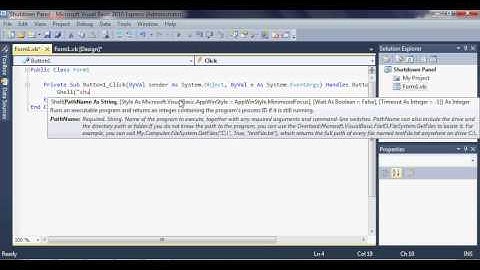 How To Make A Shutdown Panel In Visual Basics 2010/2008