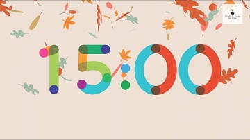 15 Minute Timer | Fall Leaves | Music