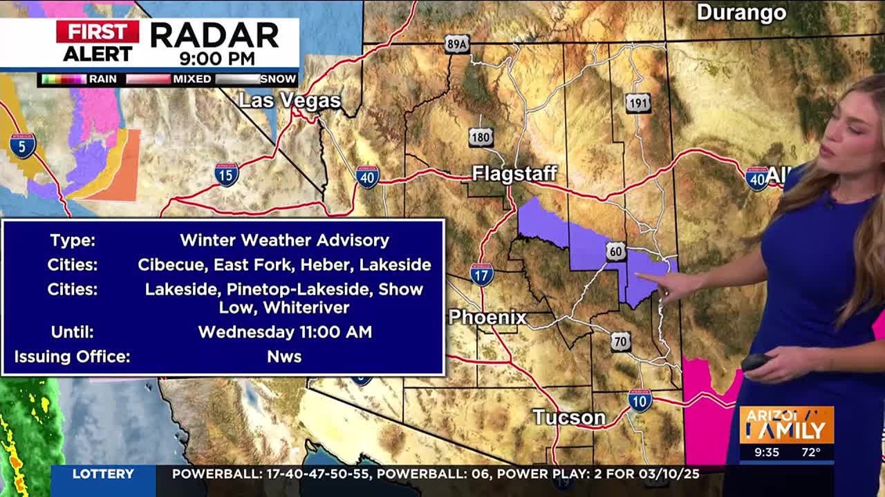 First Alert issued for overnight rain in metro Phoenix - YouTube