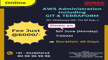 AWS Administration Online Training @ DURGASOFT