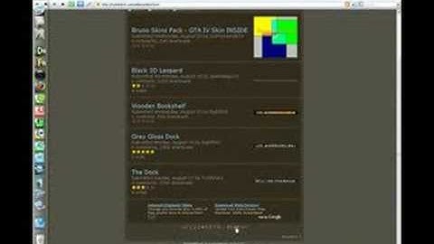 How to put skins on rocketdock - Easy