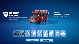 Fortnite Is Finally Giving The Free Battle Bus Suv Rare Reward Battle Bus Gameplayreview