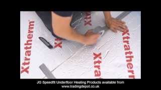 Installing The JG Speedfit Mounting Rail Underfloor Heating System