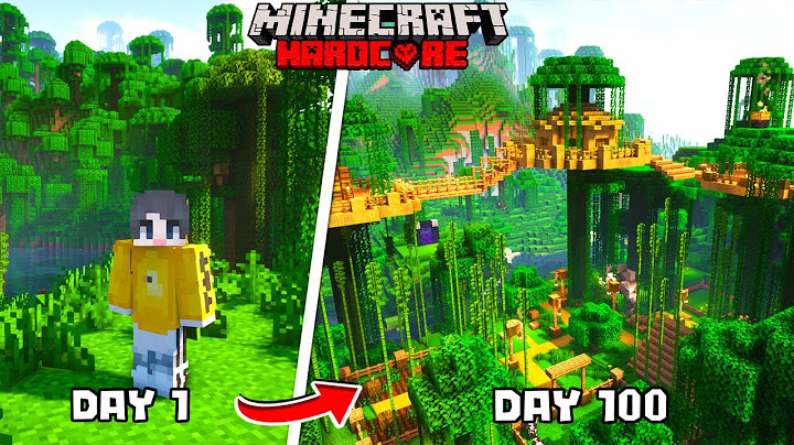 เอาชีวิตรอด 100 วันผจญภัยป่าดงดิบสุดอันตราย | Minecraft Hardcore 100 Days