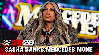 WWE 2K26 | CRAZY Sasha Banks/Mercedes Moné Model Entrance w/ Full Graphics and Theme Song! (PC Mods)