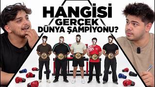 HANGİSİ GERÇEK DÜNYA ŞAMPİYONU ft. Ali Asım Usta @ömerustaömer