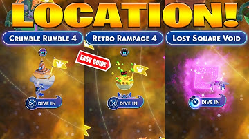 How To Complete Retro Rampage 4 & Crumble Rumble 4, Lost Square Void Astro Bot!