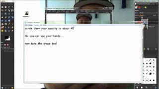 Gimp tutorial earth in hands