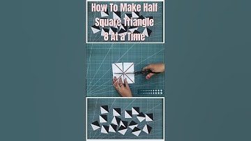 How To Make Half Square Triangles 8 At a Time| Patchwork |  #shorts #shortsfeed #quilting