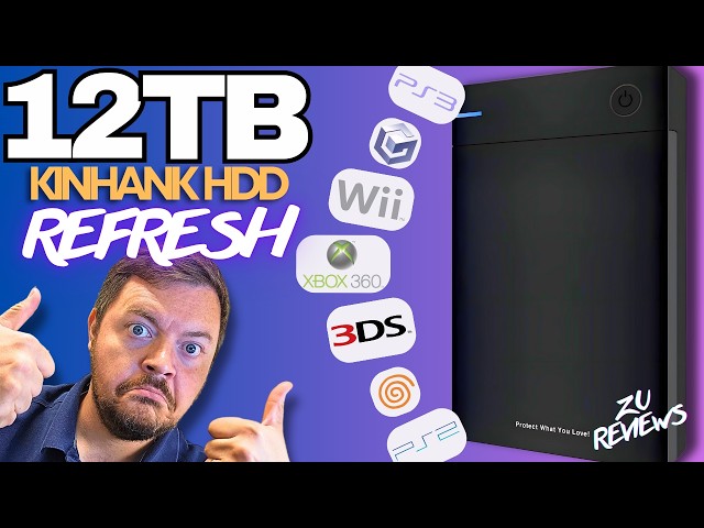 KinHank Has Refreshed Their 12TB HDD with EVEN MORE Retro Games