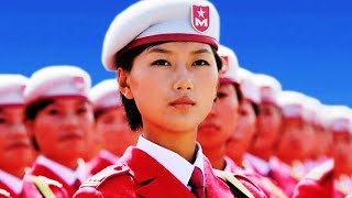Hell march. Chinese girls on parade. How Chinese military women prepare for the parade