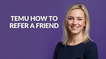 TEMU HOW TO REFER A FRIEND - Julia