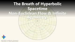 The Breath of Hyperbolic Spacetime: Non-Euclidean Flow & Infinite Symmetry