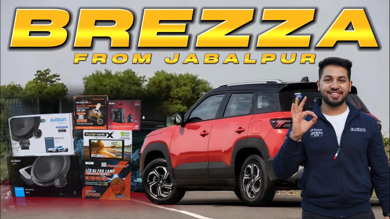 Brezza Modified with Audison Premium Sound System🔊 | Best Lighting Setup for Brezza😍