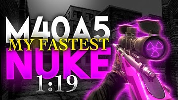 [Bullet Force] My Fastest M40A5 Sniping Nuke (1:19)